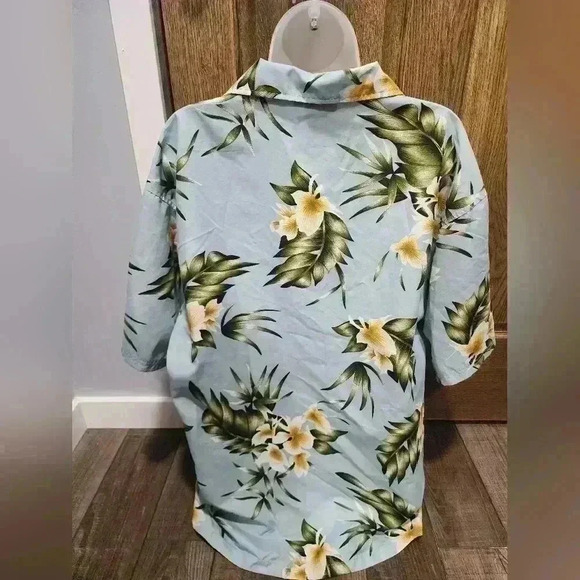 DOLPHINO OUTFITTINGS HAWAII STYLE  MEN'S SHIRT SIZE XL NATURAL BUTTONS - Picture 3 of 6